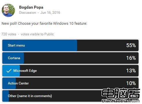 調查顯示：開始菜單成Windows 10用戶最喜愛的功能的照片